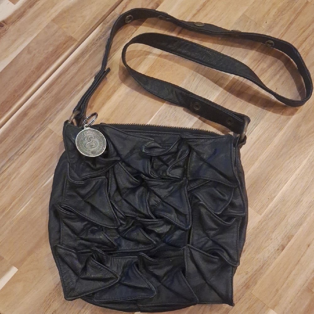 Swaby Black Origami Handbag